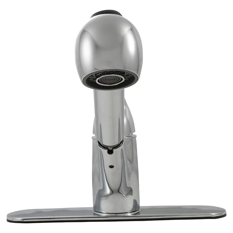 MSI 803 Chrome kitchen faucet profile view