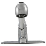 MSI 803 Chrome kitchen faucet profile view