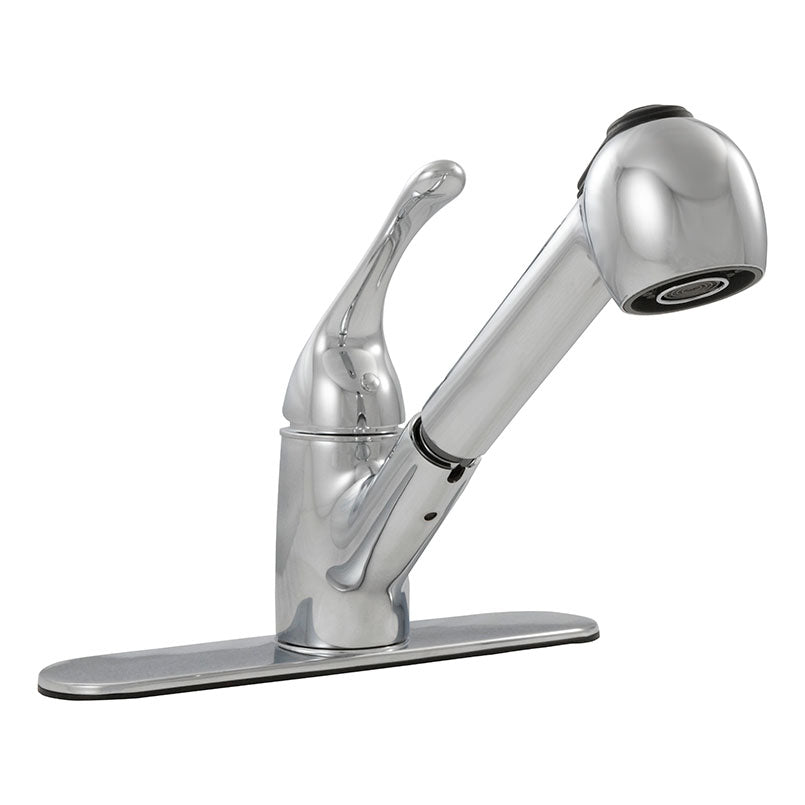 MSI Single-Handle Pull-Out Sprayer Kitchen Faucet 803 in Chrome