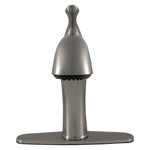 MSI 804 Brushed Nickel kitchen faucet profile view