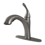 MSI 804 Brushed Nickel kitchen faucet spray wand view