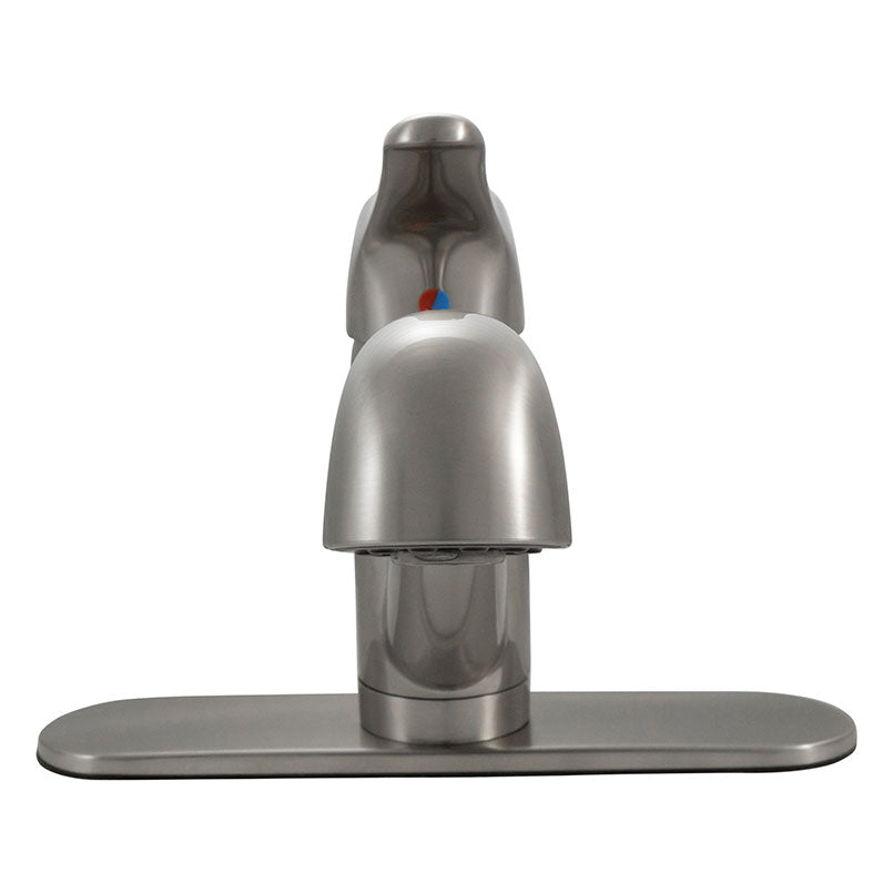 MSI 805 Brushed Nickel kitchen faucet profile view