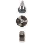 MSI Single-Handle 1-Spray Tub & Shower Faucet 607 Brushed Nickel