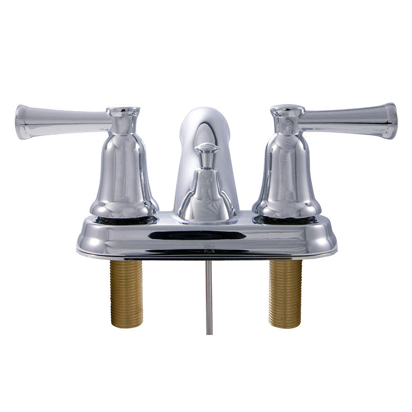 MSI 410 Chrome bathroom faucet detail
