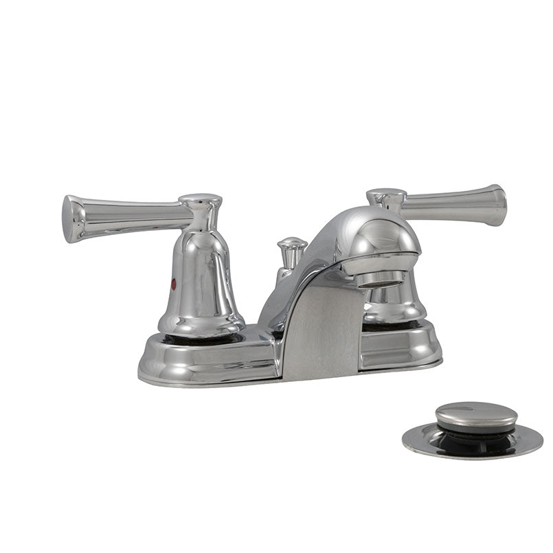 MSI Two-Handle Centerset Bathroom Faucet 410 Chrome
