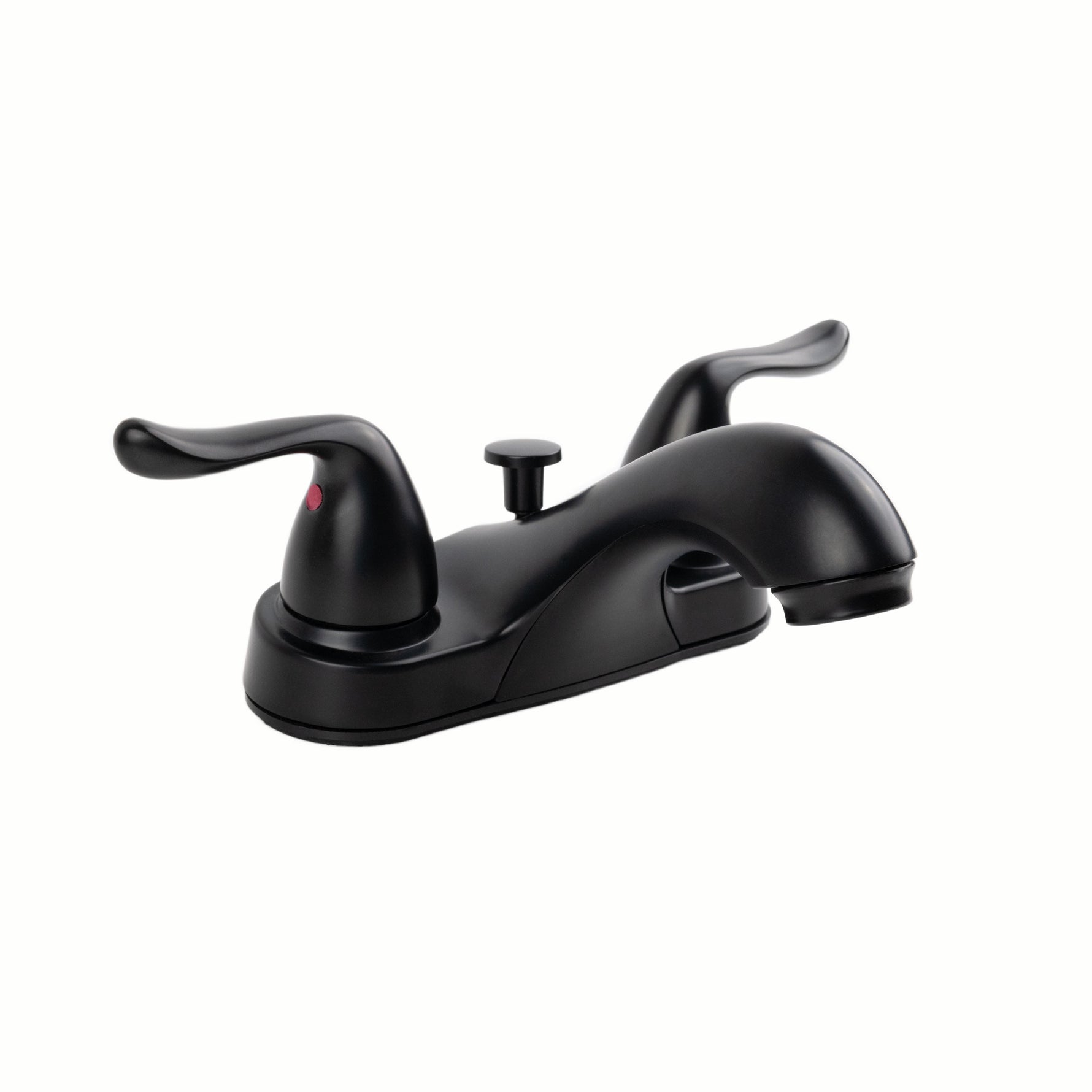 MSI Two-Handle Centerset Bathroom Faucet 405 in Matte Black