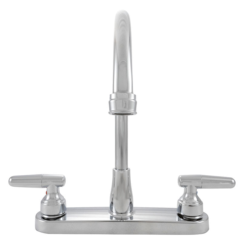 MSI Two-Handle Kitchen Faucet 805 in Chrome - profile view