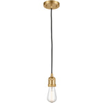 Franklin bare bulb Satin Gold