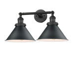 Briarcliff - 2 Light - 19 inch - Matte Black - Bath Vanity Light