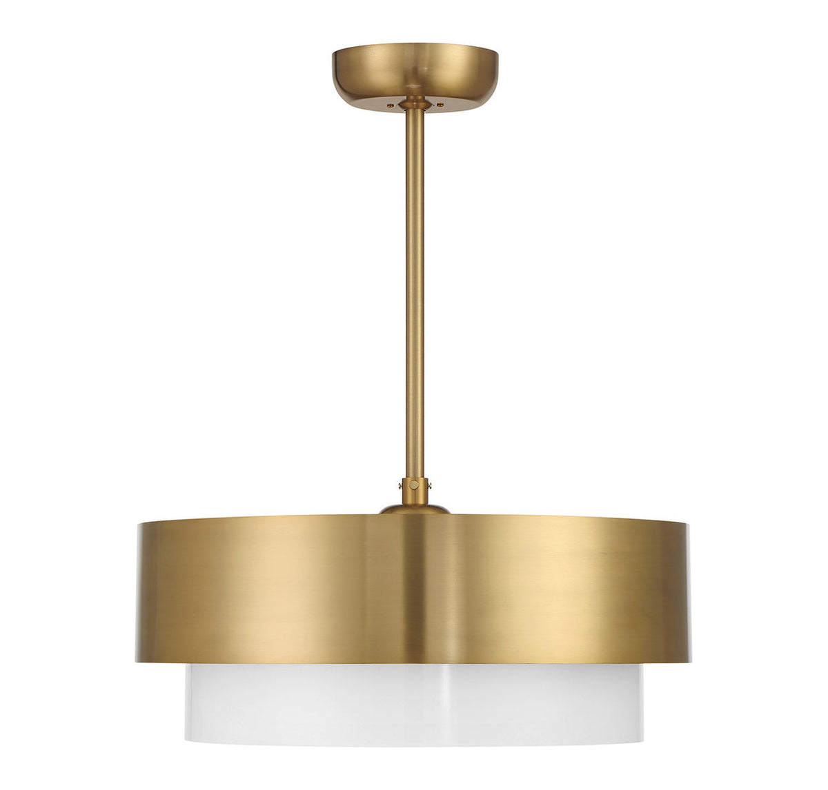 Savoy House Diana LED Fan D'Lier — Warm Brass