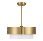 Savoy House Diana LED Fan D'Lier — Warm Brass