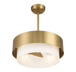 Savoy House Diana LED Fan D'Lier — Warm Brass