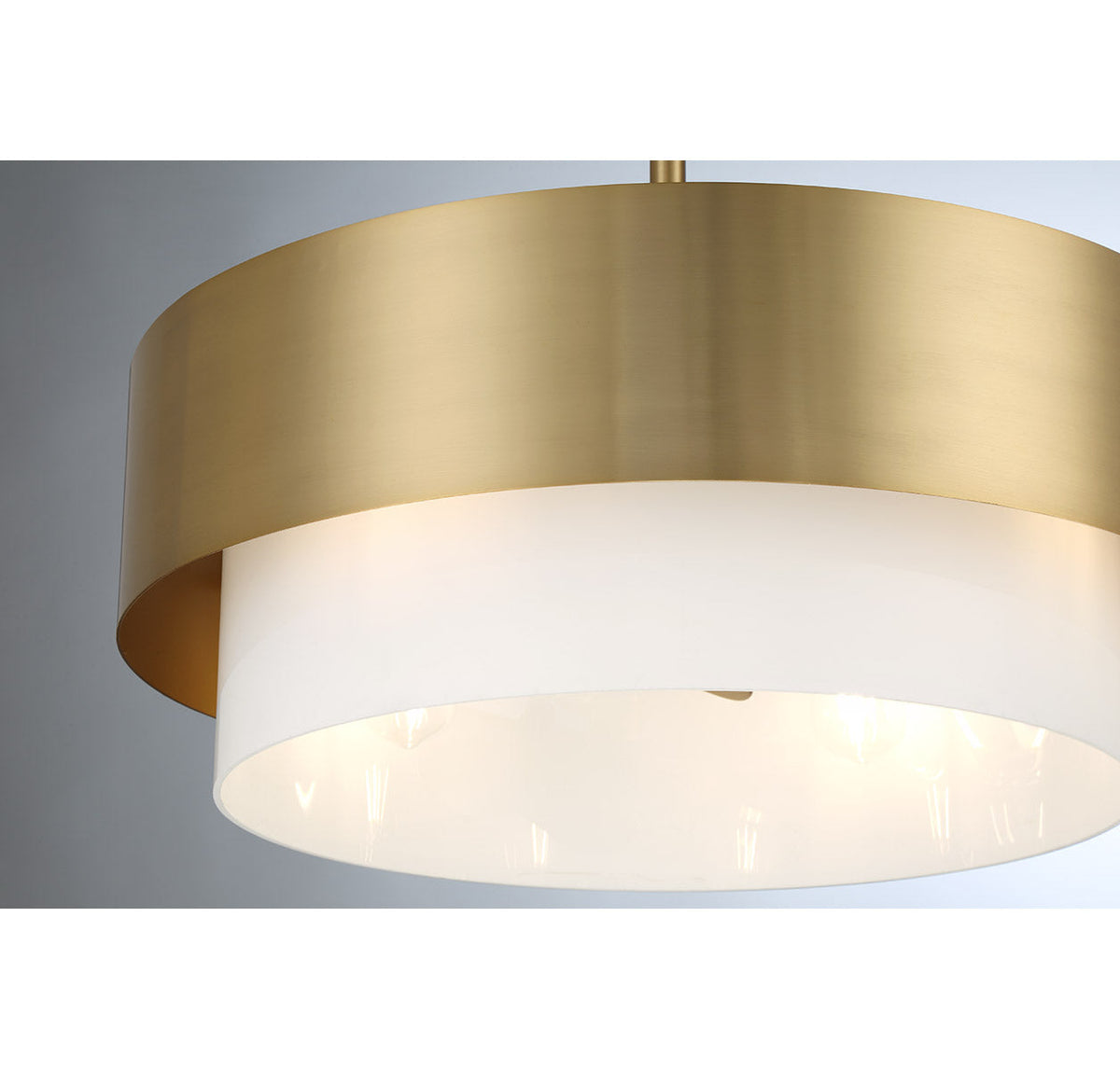 Savoy House Diana LED Fan D'Lier — Warm Brass