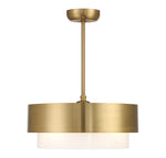 Savoy House Diana LED Fan D'Lier — Warm Brass