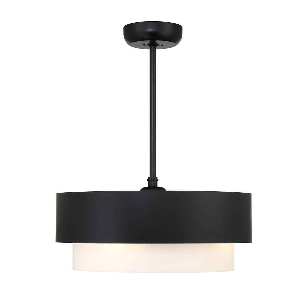 Savoy House Diana LED Fan D'Lier — Matte Black