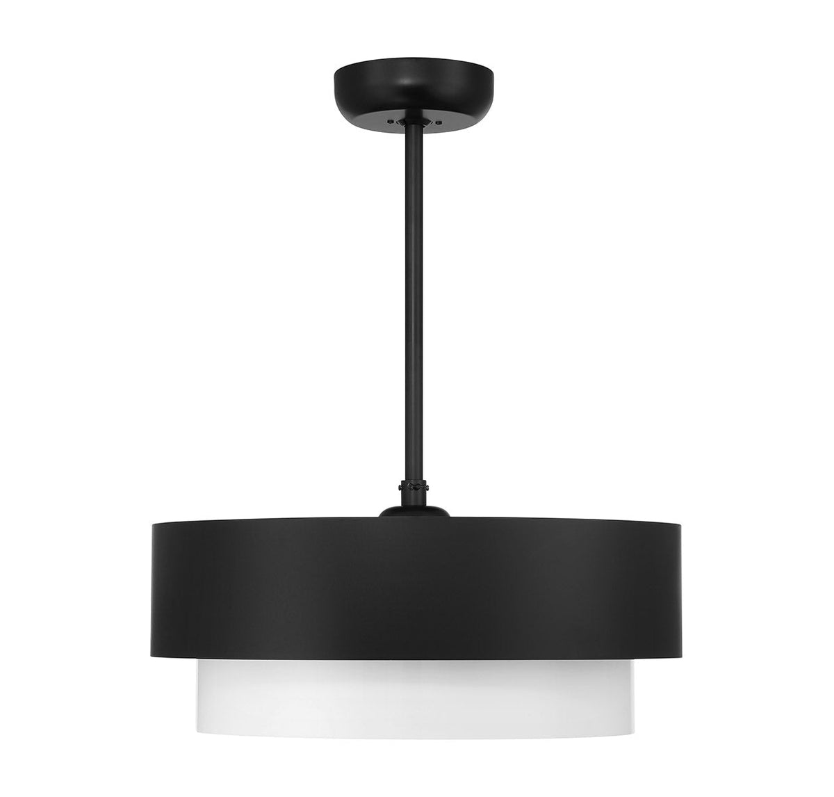 Savoy House Diana LED Fan D'Lier — Matte Black