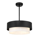 Savoy House Diana LED Fan D'Lier — Matte Black