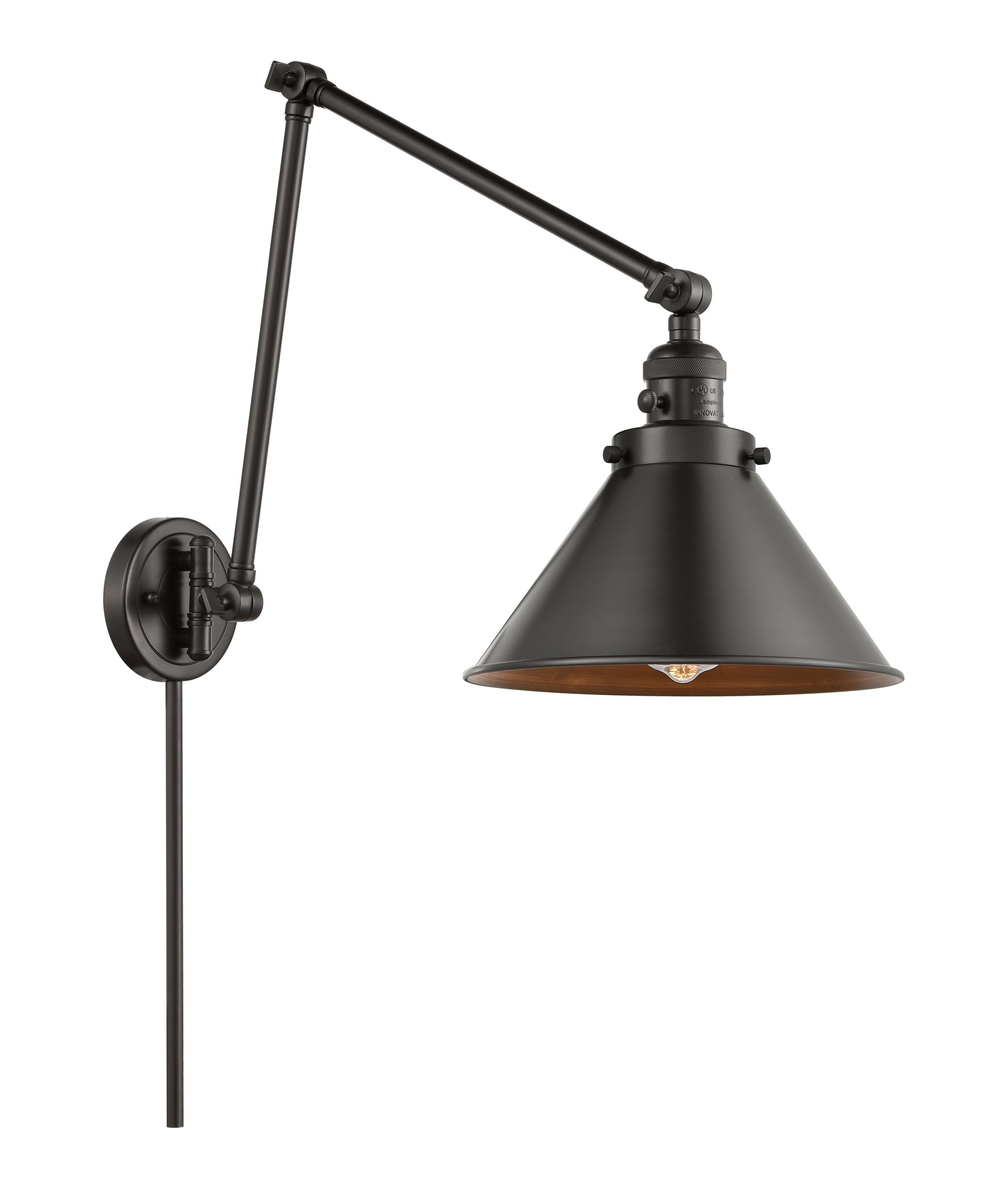 Briarcliff - 1 Light - 10 inch - Oil Rubbed Bronze - Swing Arm