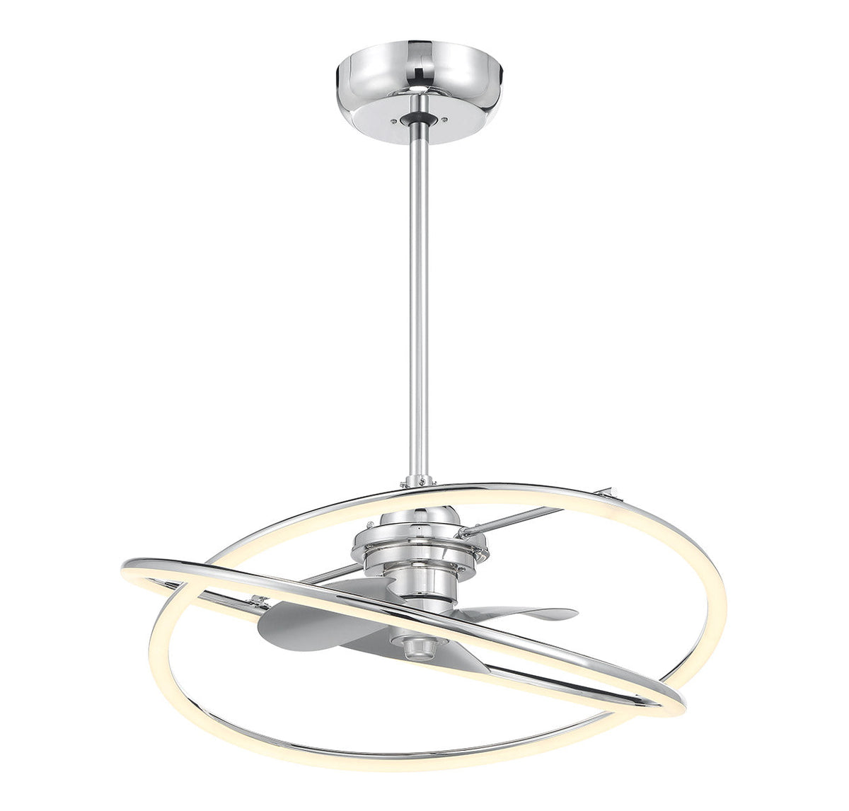 Savoy House Dorado LED Fan D'Lier — Polished Chrome