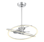 Savoy House Dorado LED Fan D'Lier — Polished Chrome