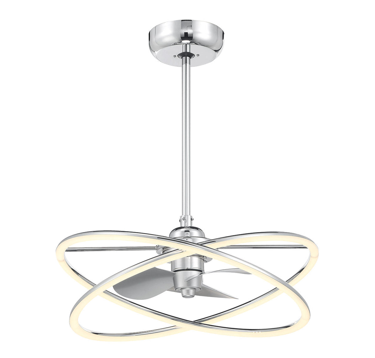 Savoy House Dorado LED Fan D'Lier — Polished Chrome