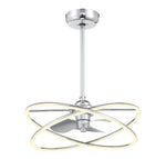 Savoy House Dorado LED Fan D'Lier — Polished Chrome