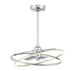 Savoy House Dorado LED Fan D'Lier — Polished Chrome