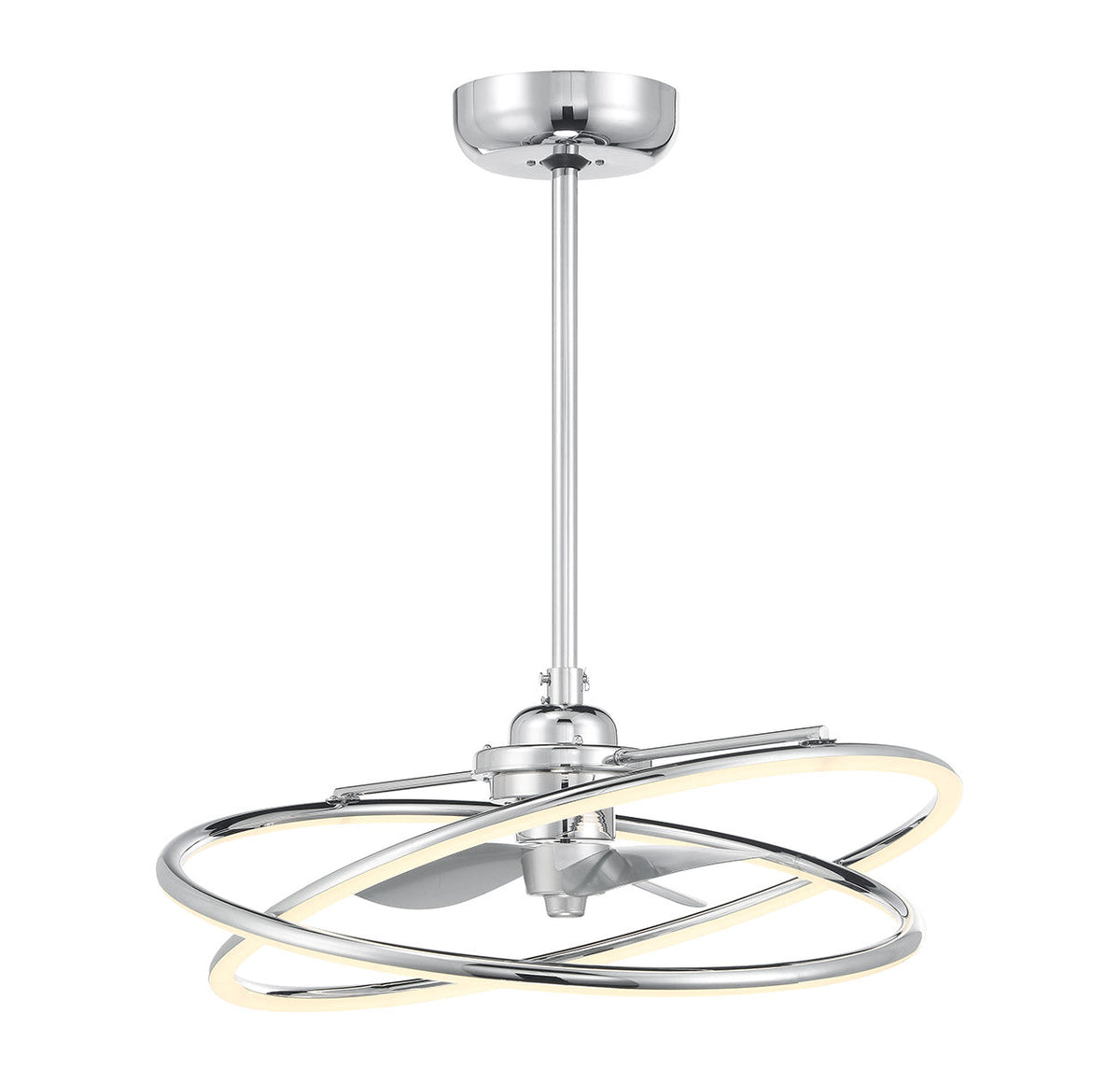 Savoy House Dorado LED Fan D'Lier — Polished Chrome