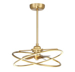 Savoy House Dorado LED Fan D'Lier — Warm Brass