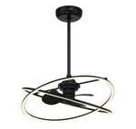 Savoy House Dorado LED Fan D'Lier — Matte Black