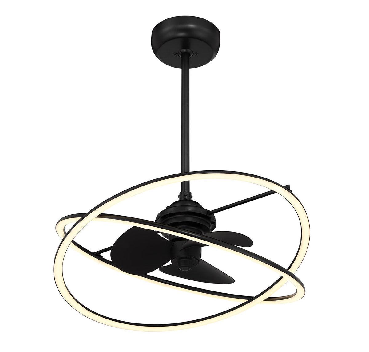 Savoy House Dorado LED Fan D'Lier — Matte Black