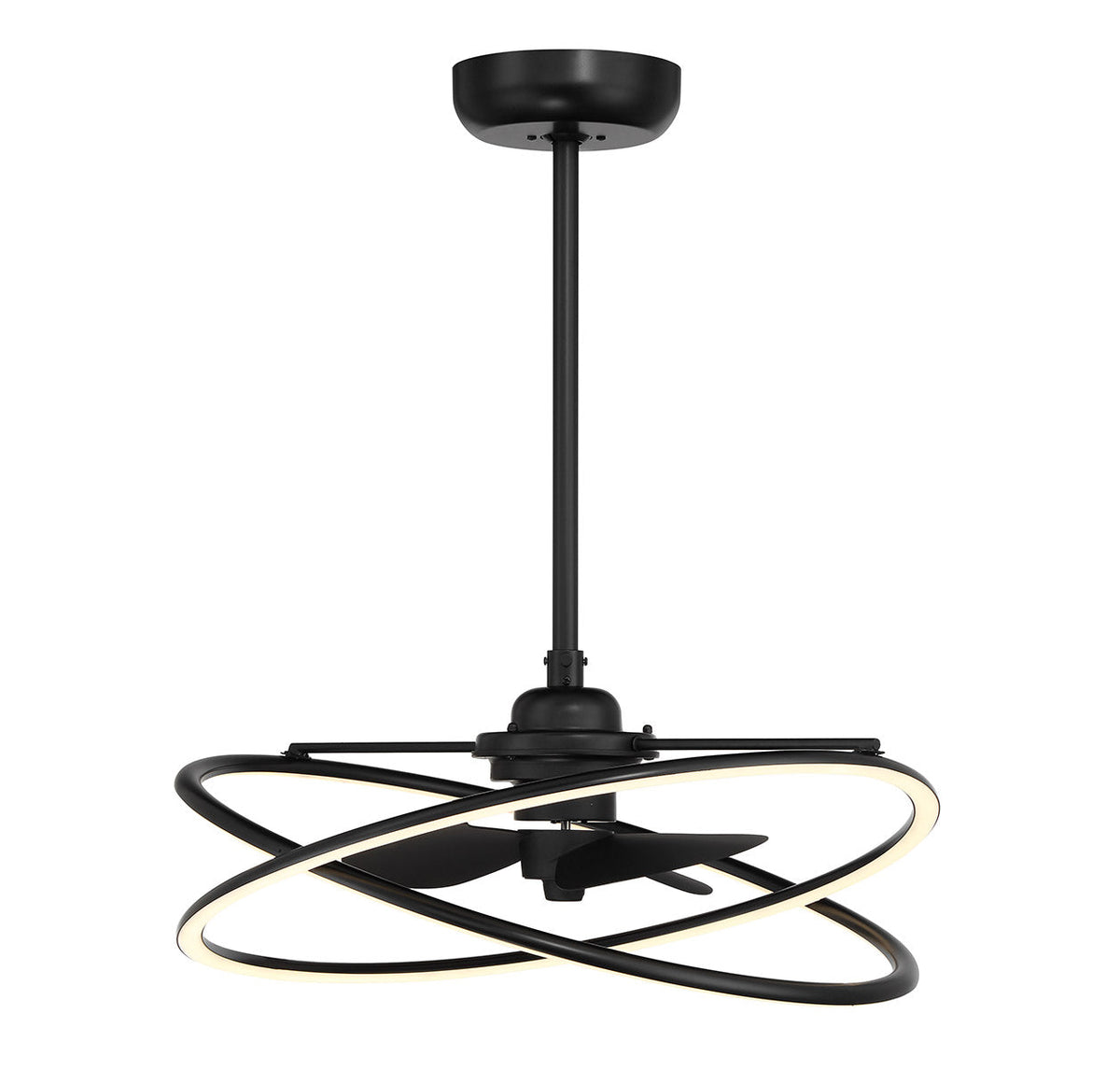 Savoy House Dorado LED Fan D'Lier — Matte Black