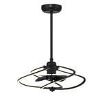 Savoy House Hydra LED Fan D'Lier — Matte Black