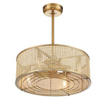 Savoy House Astoria 4-Light Fan D'Lier — Warm Brass