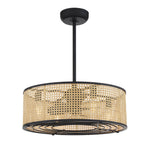 Savoy House Astoria 4-Light Fan D'Lier — Matte Black