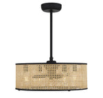 Savoy House Astoria 4-Light Fan D'Lier — Matte Black