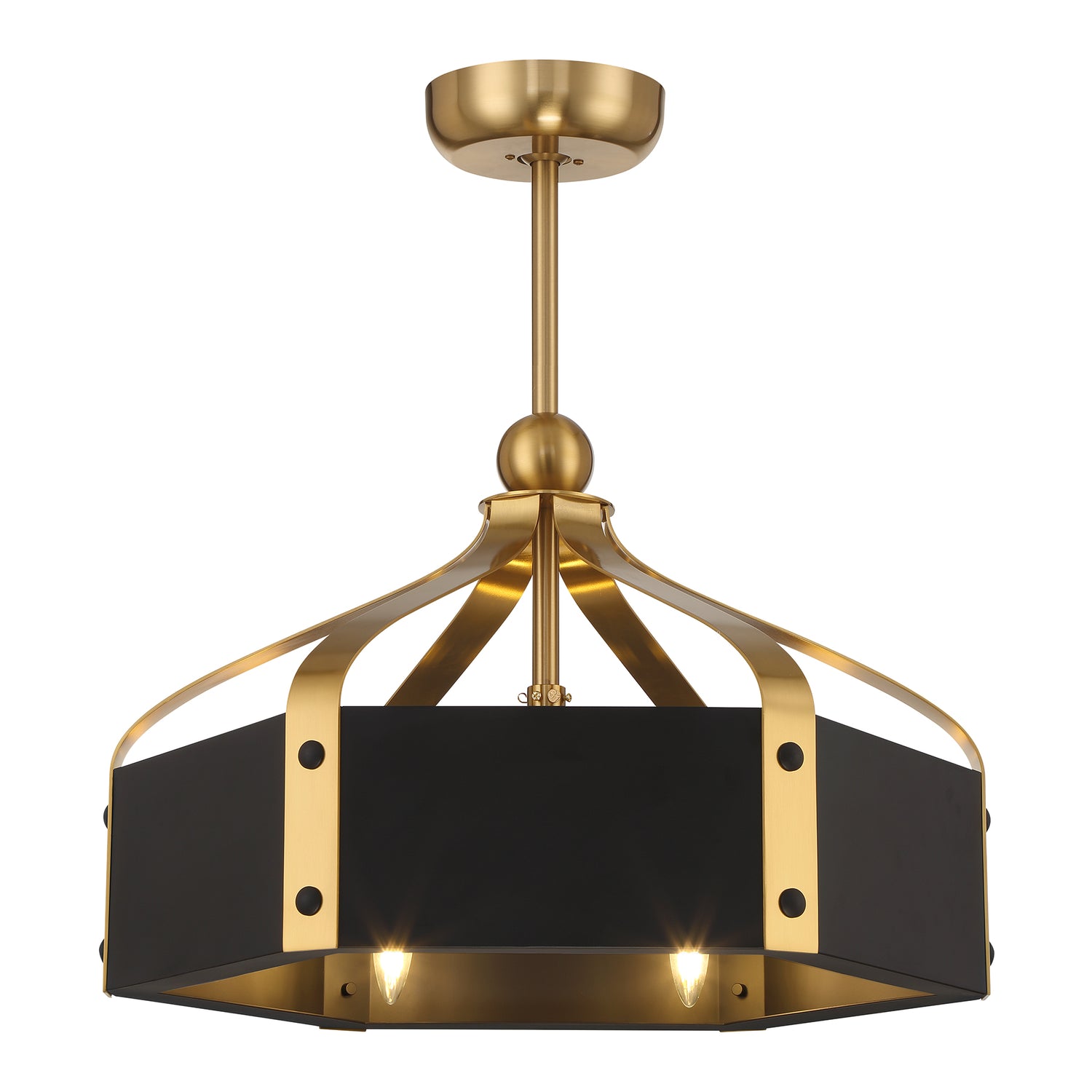 Sheffield 6-Light LED Fan D'Lier