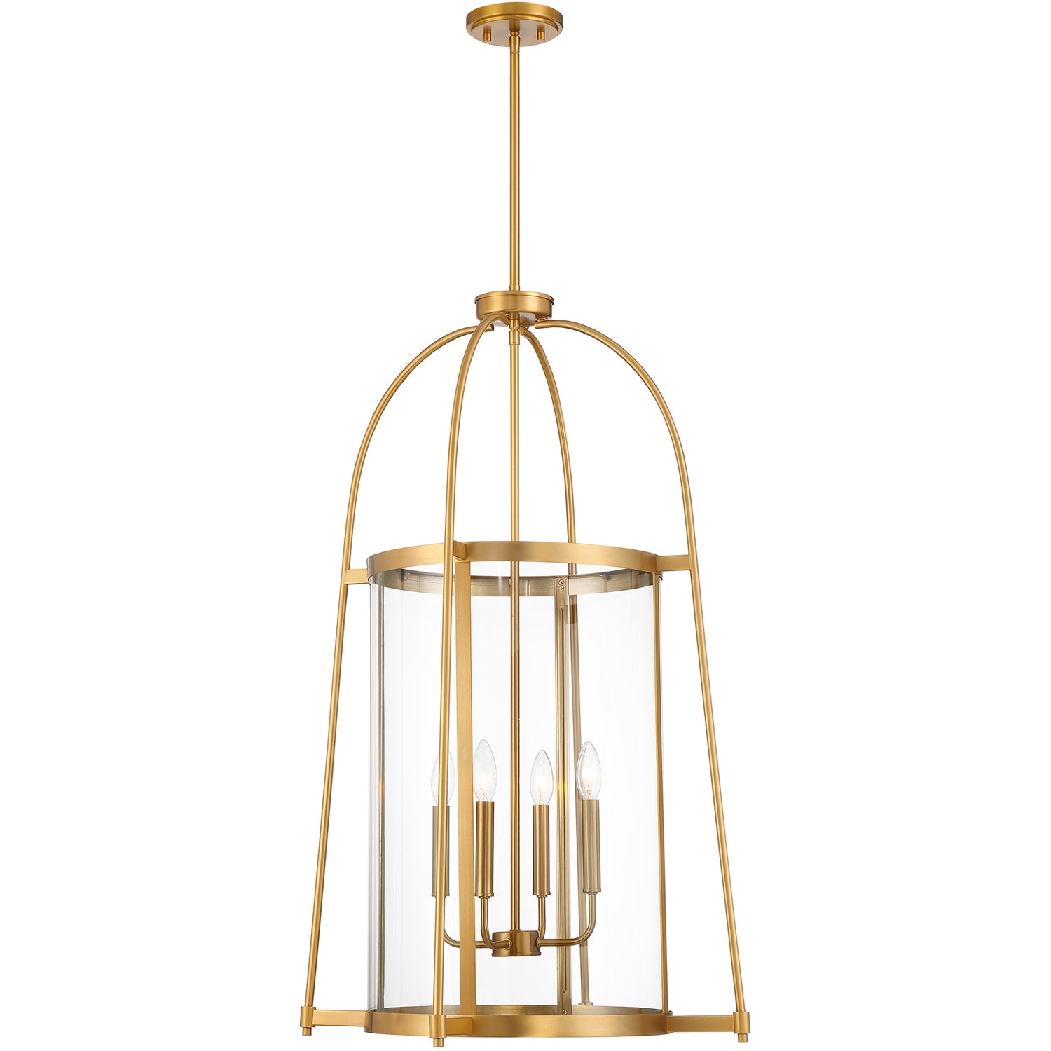 Rosedale 4-Light Pendant in Matte Black