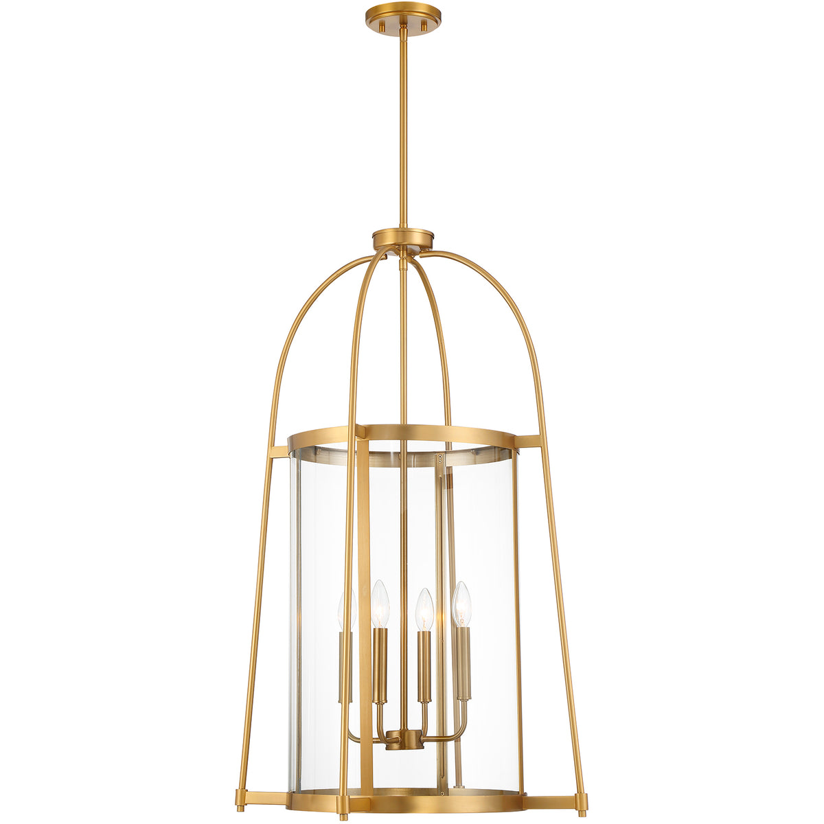 Rosedale 4-Light Pendant in Matte Black