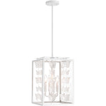 Birch 4-Light Pendant in Warm Brass