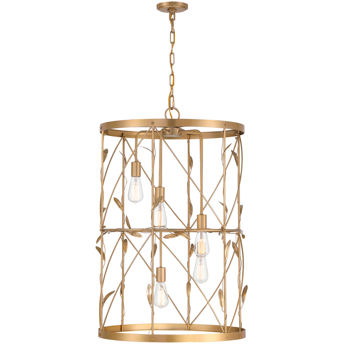 Lexington 5-Light Pendant in Matte Black