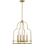Diplomat 4-Light Pendant in Matte Black