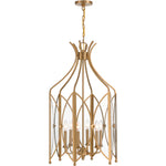Enclave 6-Light Pendant in Black Tourmaline