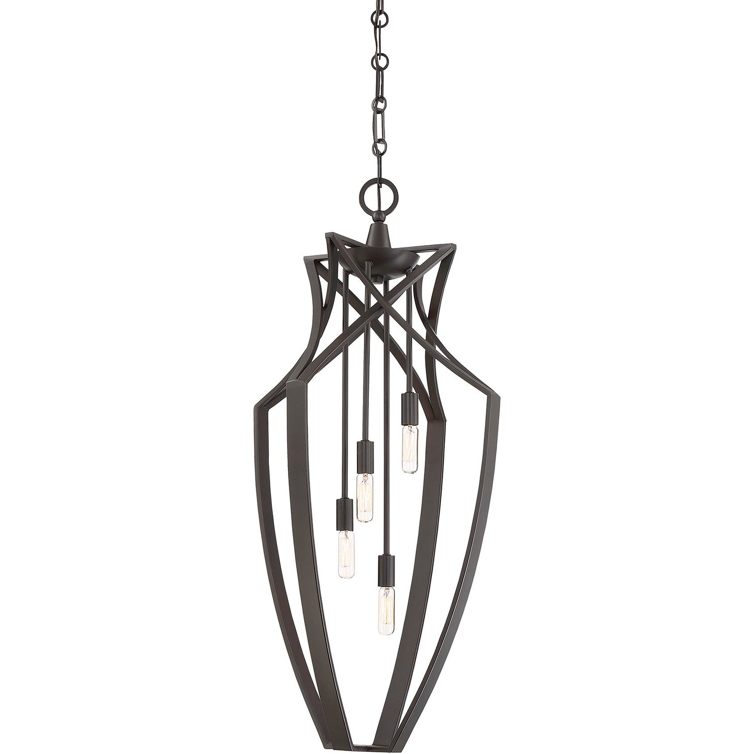 Windsung 4-Light Pendant in English Bronze
