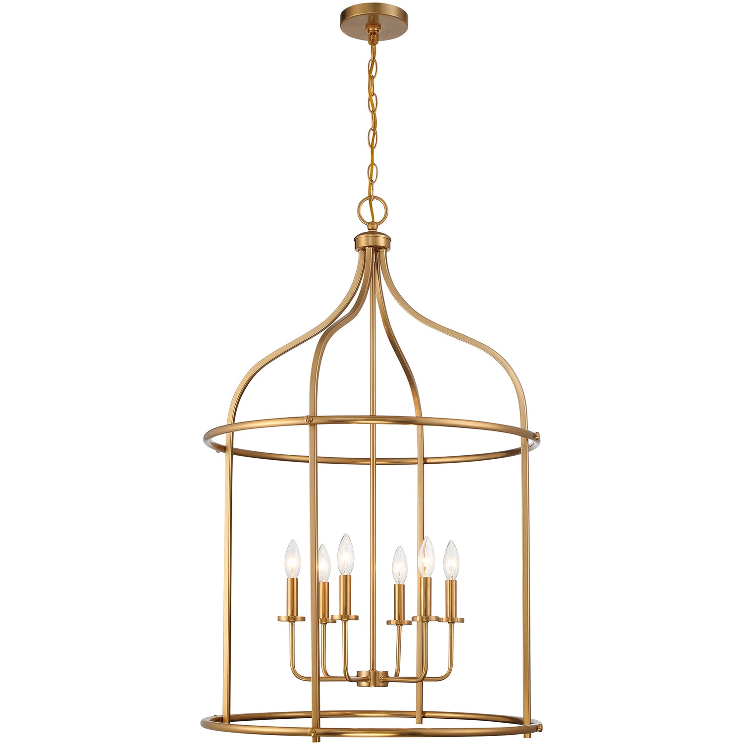 Brookstone 6-Light Pendant in Matte Black