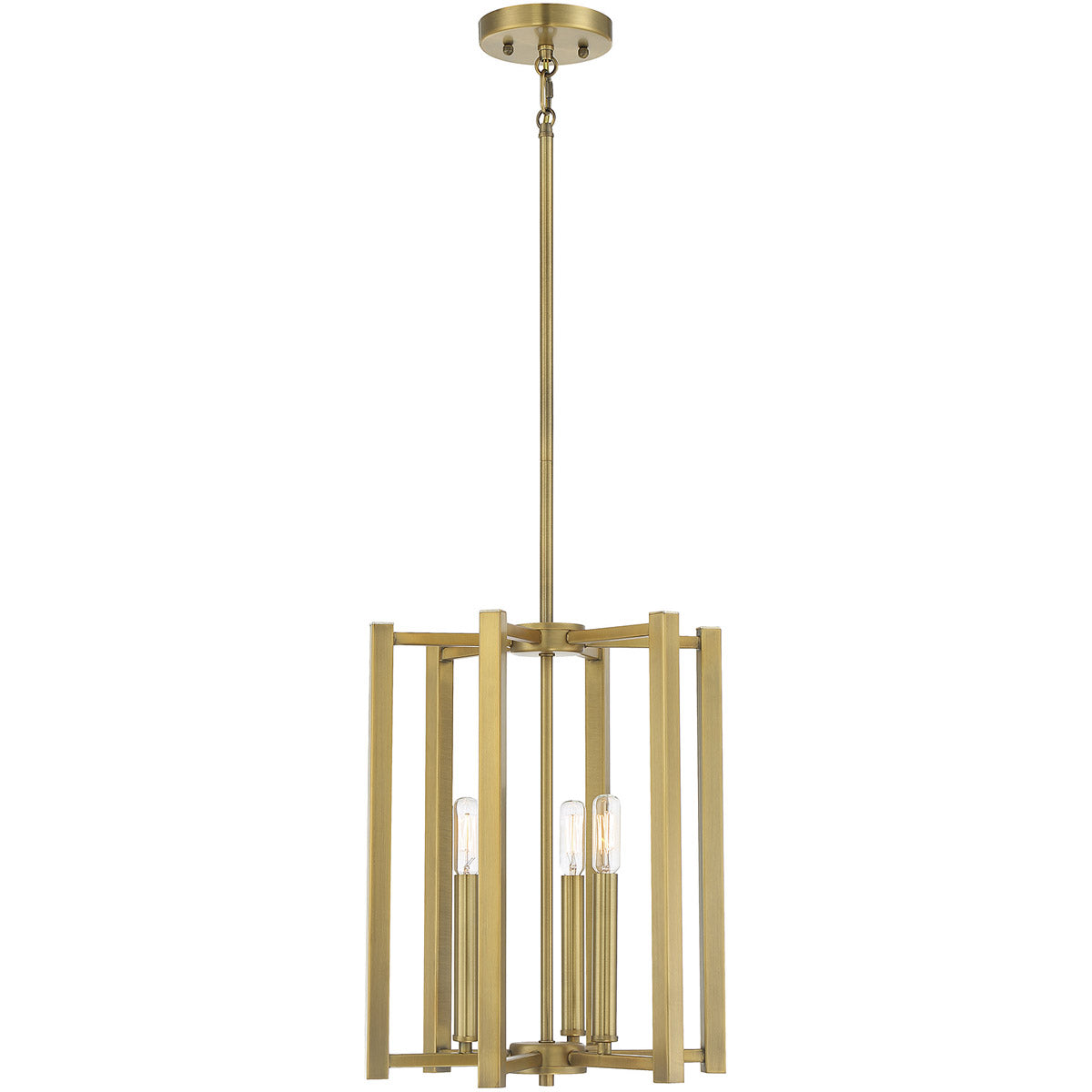 Benson 3-Light Pendant in Matte Black