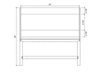 Legion WH2736-BO-KD White dimensions