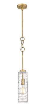 Wexford - 1 Light - 4 inch - Brushed Brass - Cord hung - Mini Pendant