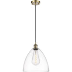 Ballston Dome Clear Antique Brass