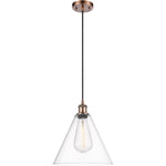 Ballston Cone Clear Antique Copper